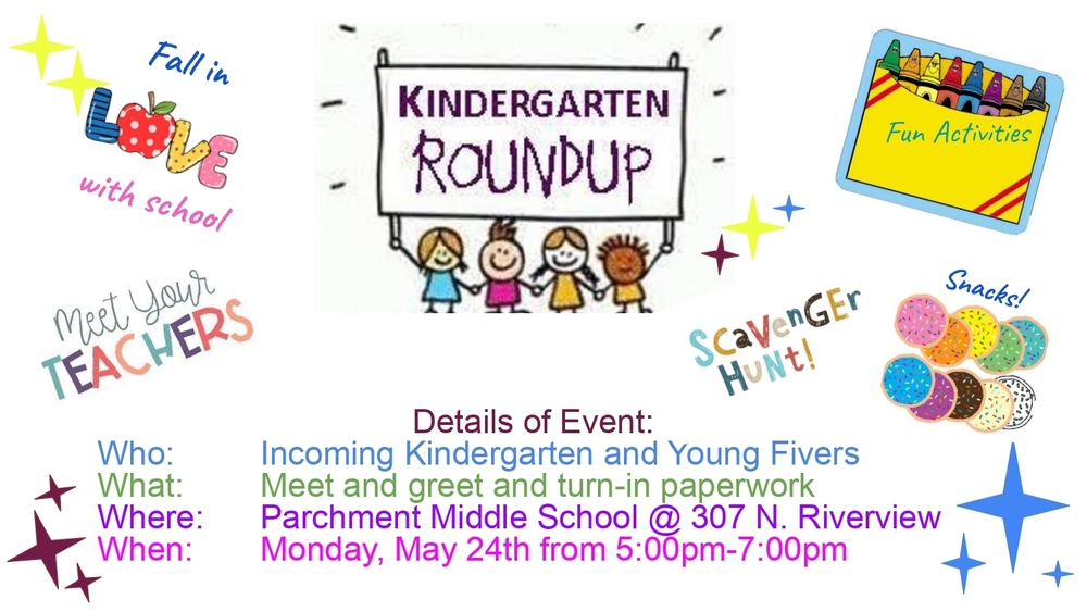 Kindergarten and Young 5's  Round-Up