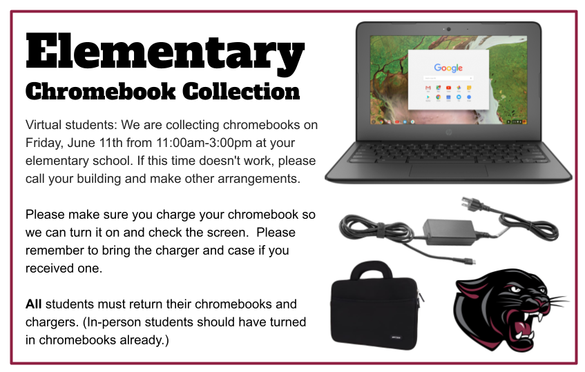 20-21 elementary chromebook collection
