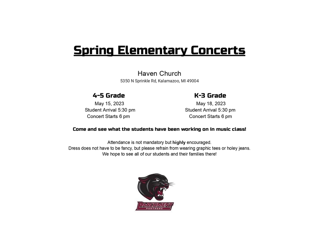 Spring Elementary Concert